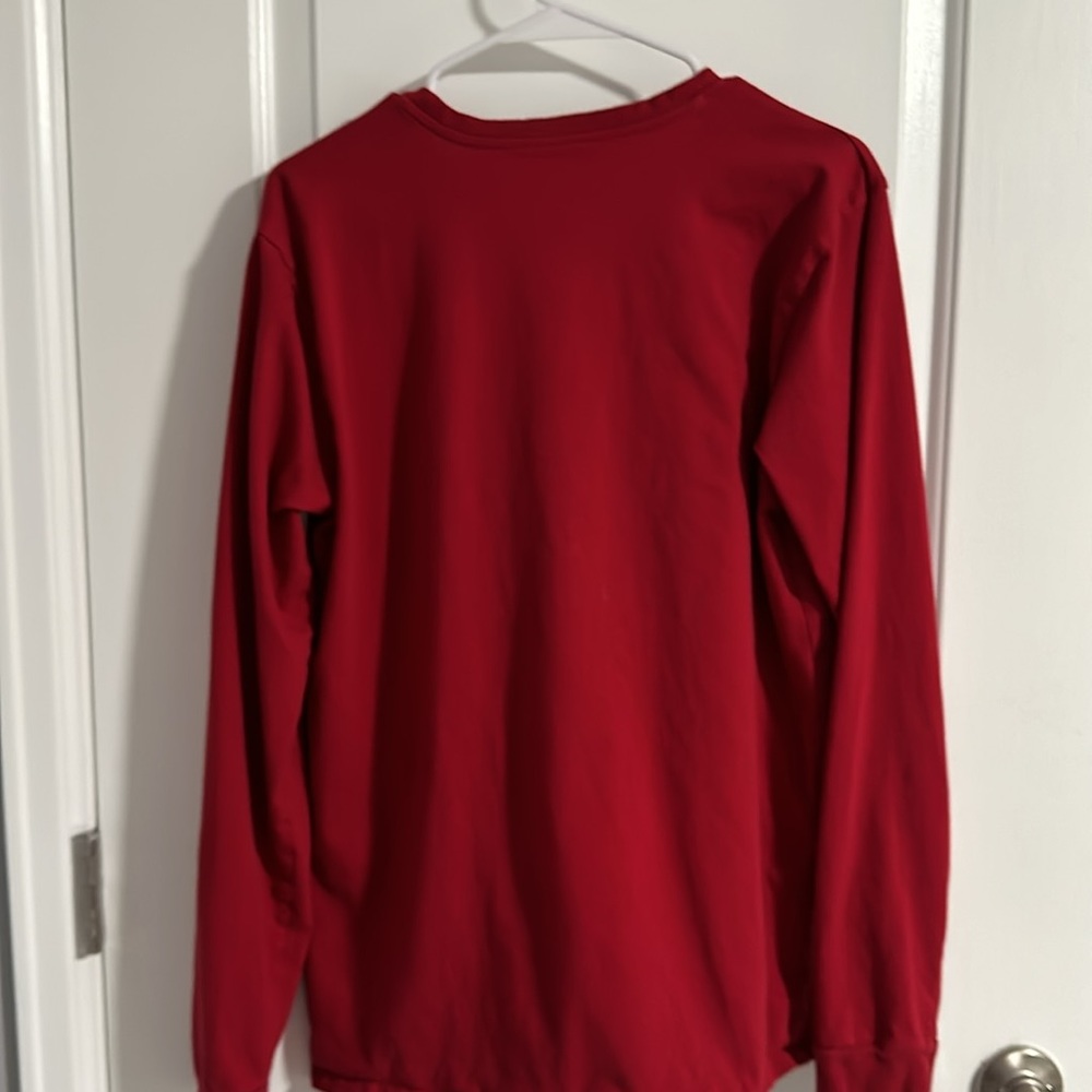 Burt’s Bee Mens Red Long Sleeve Shirt Size Large - Picture 5 of 5